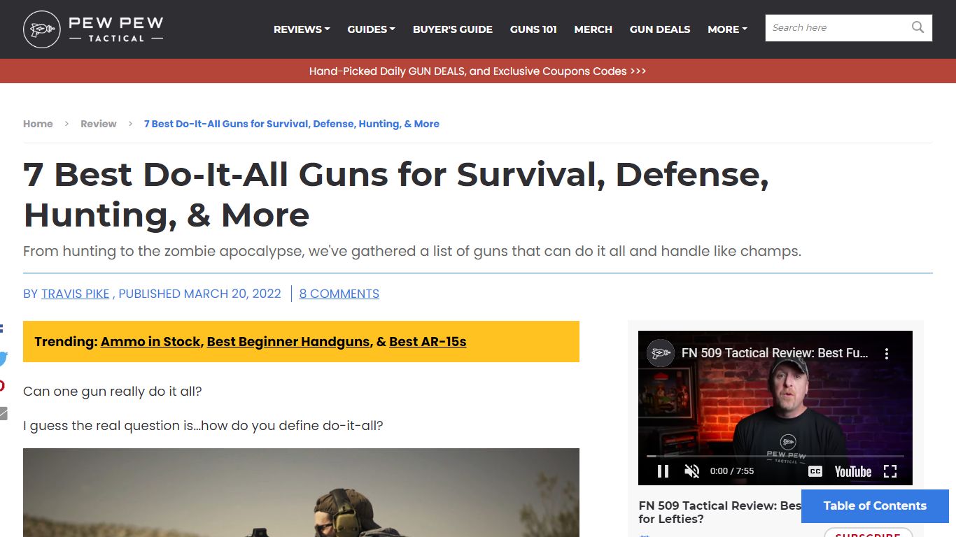 7 Best Do-It-All Guns for Survival, Defense, Hunting, & More