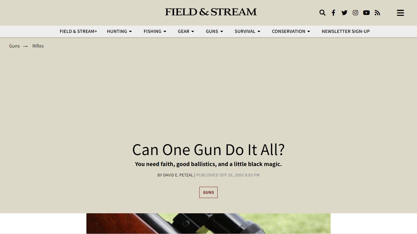 Can One Gun Do It All? | Field & Stream