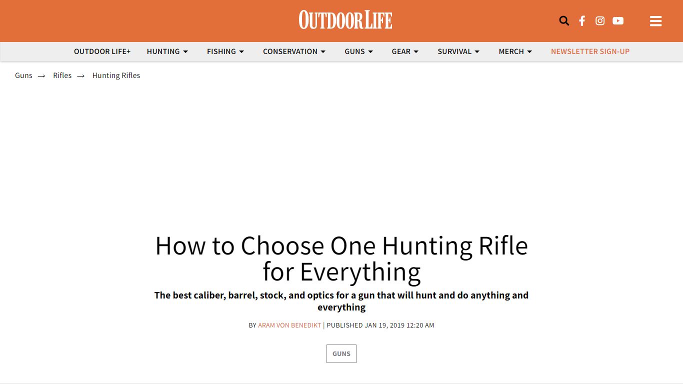 How to Choose One Hunting Rifle for Everything | Outdoor Life